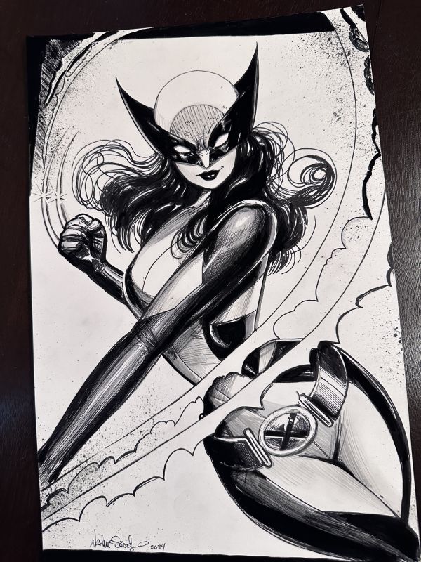 Image for Laura Kinney: Wolverine #1 by Szerdy (published variant cover original)