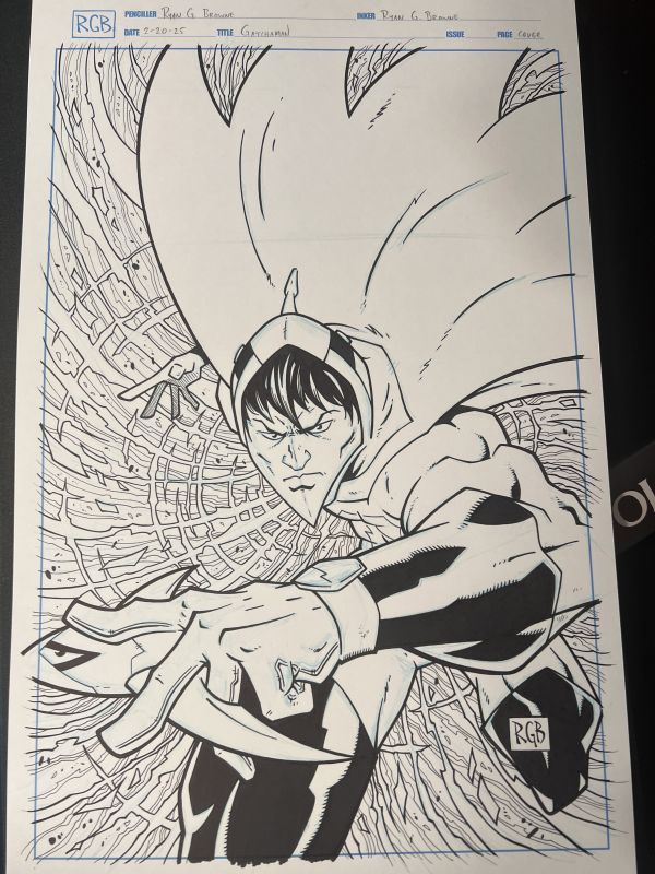 Image for Rare Store Exclusive Gatchaman Original Art by Ryan G. Browne - Signed & Dated 2025!