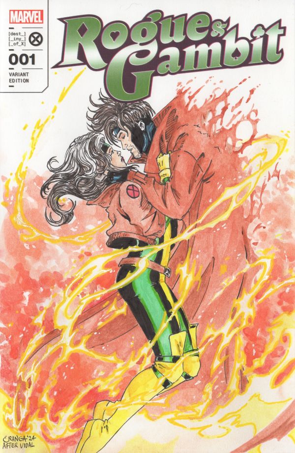 Image for Rogue & Gambit: Sketch Cover Art