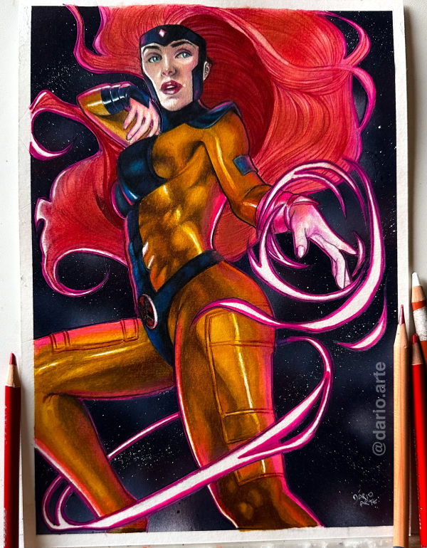 Image for Jean grey  drawing 