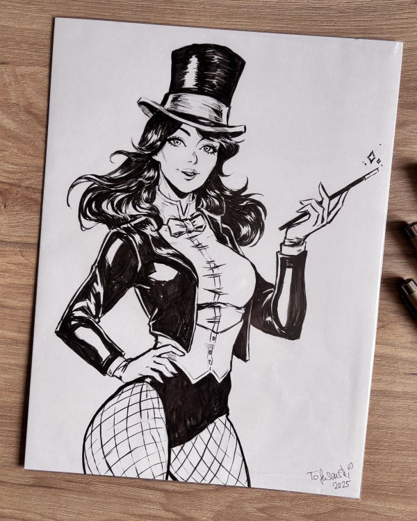 Image for Zatanna - convention sketch 9x12 inch