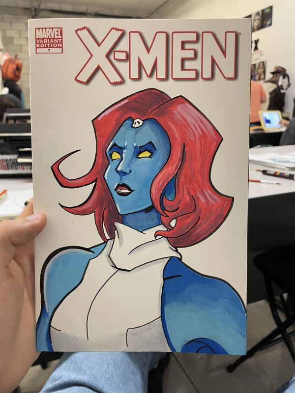Image for Mystique on an X-men blank