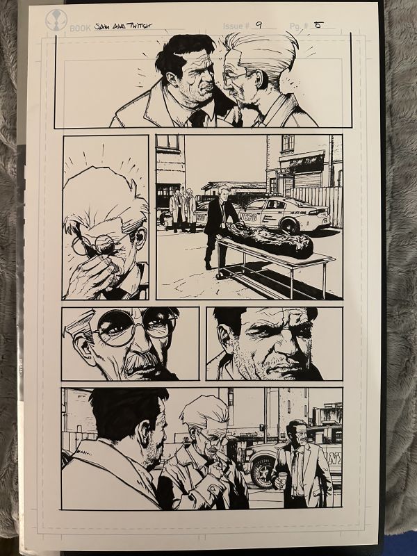 Image for ‘Sam and Twitch Case Files’ #9 published by Todd McFarlane Productions/Image Comics, unused page 5