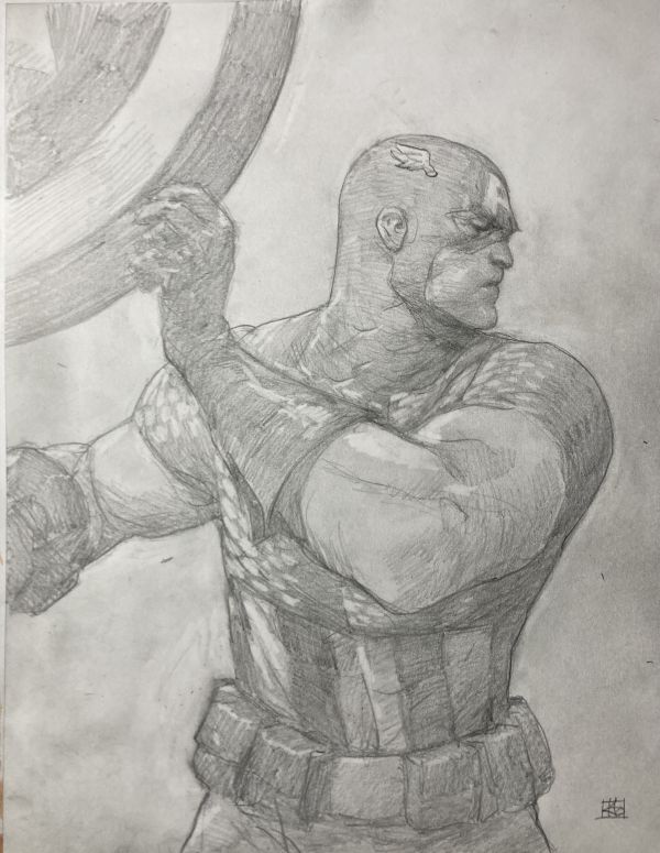 Image for Captain America sketch!