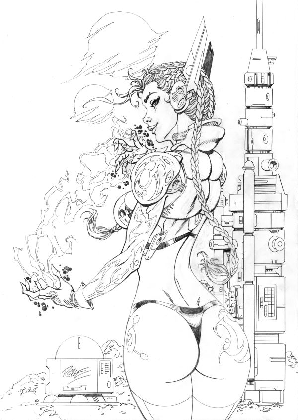 Image for Sold,  Zenescope Gretel SpacePunk cover 