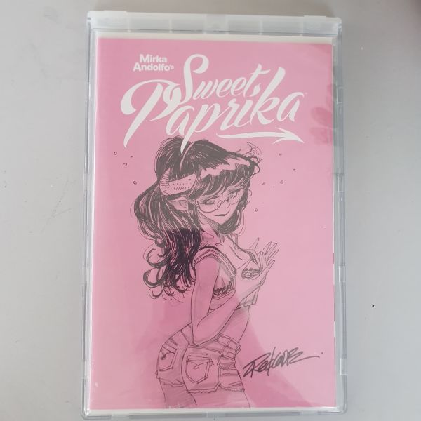 Image for REDCODE's Sweet Paprika Pink Blank Cover Sketch (Protected by Comic Capsule)