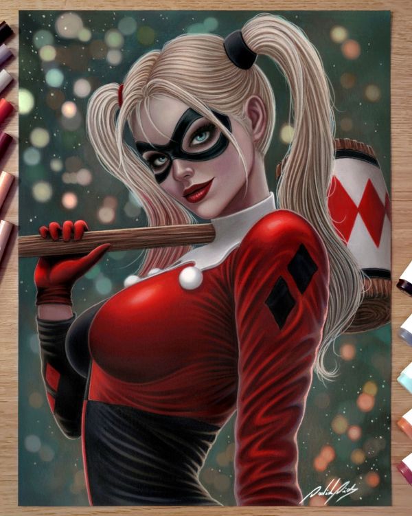 Image for Harley Quinn - Original Artwork by David Dias 