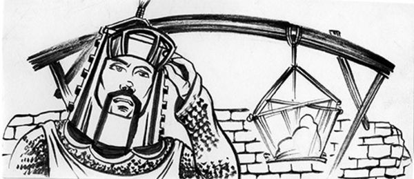 Image for "Sir Bedivere" Official Monty Python and the Holy Grail Art