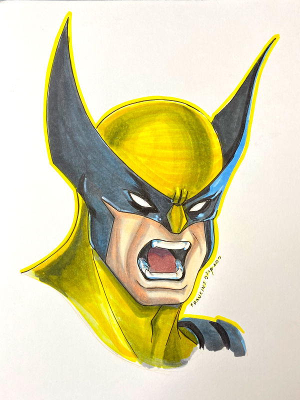 Image for Wolverine head shot color