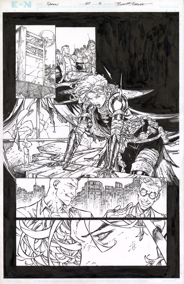 Image for SPAWN ORIGINAL ART by Brett Booth & Adelso Corona!!