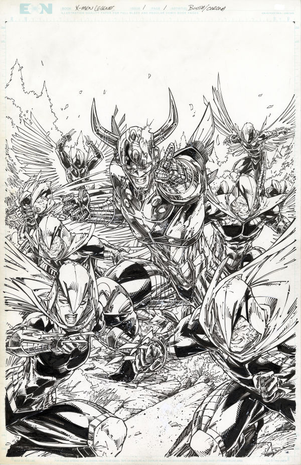 Image for Xmen Legends #1 Pg#1 Original Art by Brett Booth & Adelso Corona!!! 