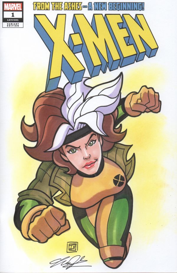 Image for X-Men Rogue sketch cover by Tim Shinn