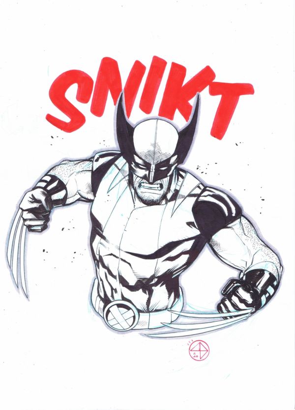 Image for Wolverine Ink Sketch by Andrea Broccardo