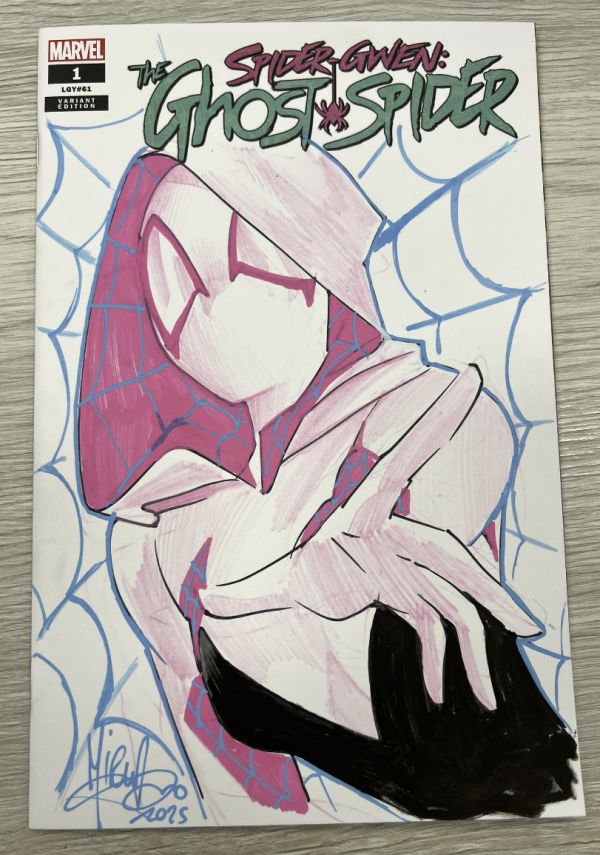 Image for Mirka Andolfo’s Spider-Gwen Grey Sketch Cover