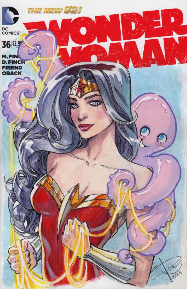 Image for Wonder Woman Blank Cover - Original art. 
