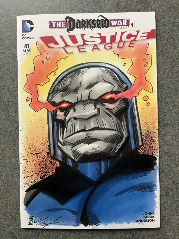Image for Darkseid sketch cover by Tim Shinn