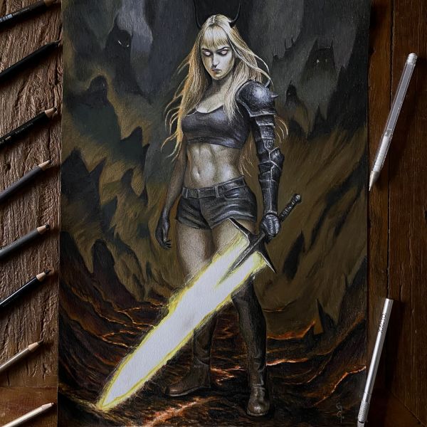 Image for Magik – Original Realistic Fanart Drawing