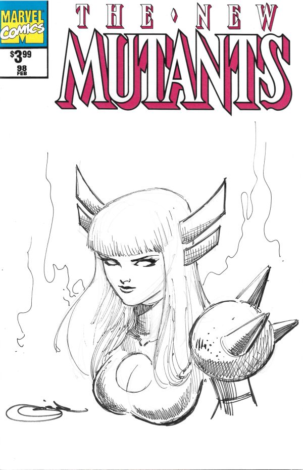 Image for The New Mutants #98 (Magik Sketch) by Sajad Shah