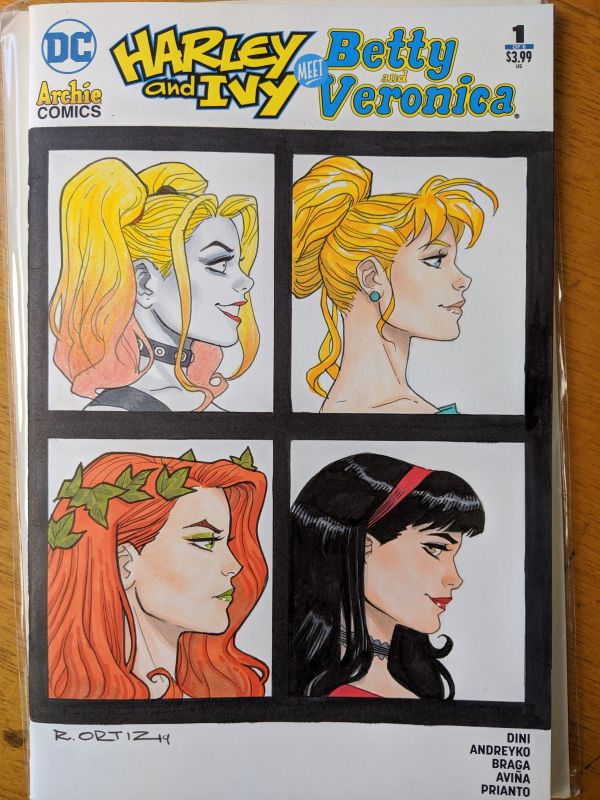 Image for Harley and Ivy meets Betty and Veronica #1 sketchcover