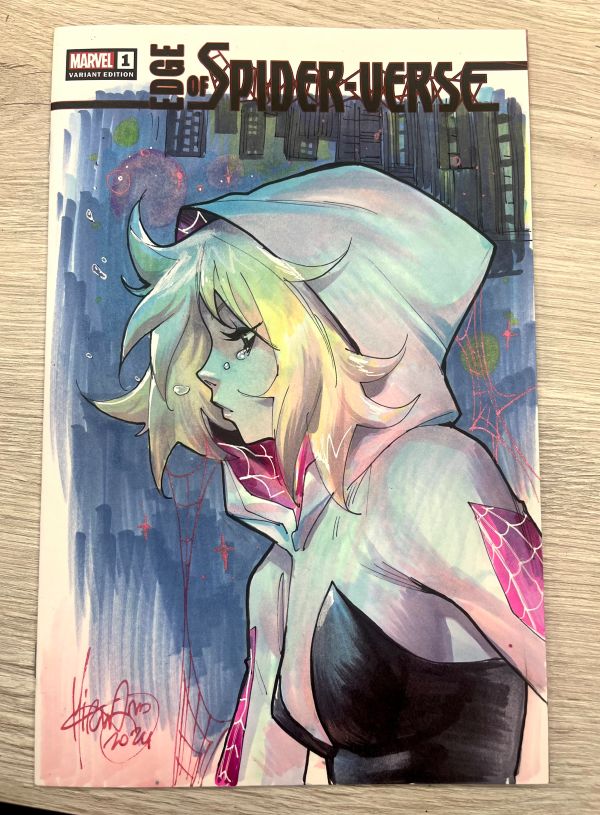 Image for Mirka Andolfo’s Spider Gwen Color Sketch Cover