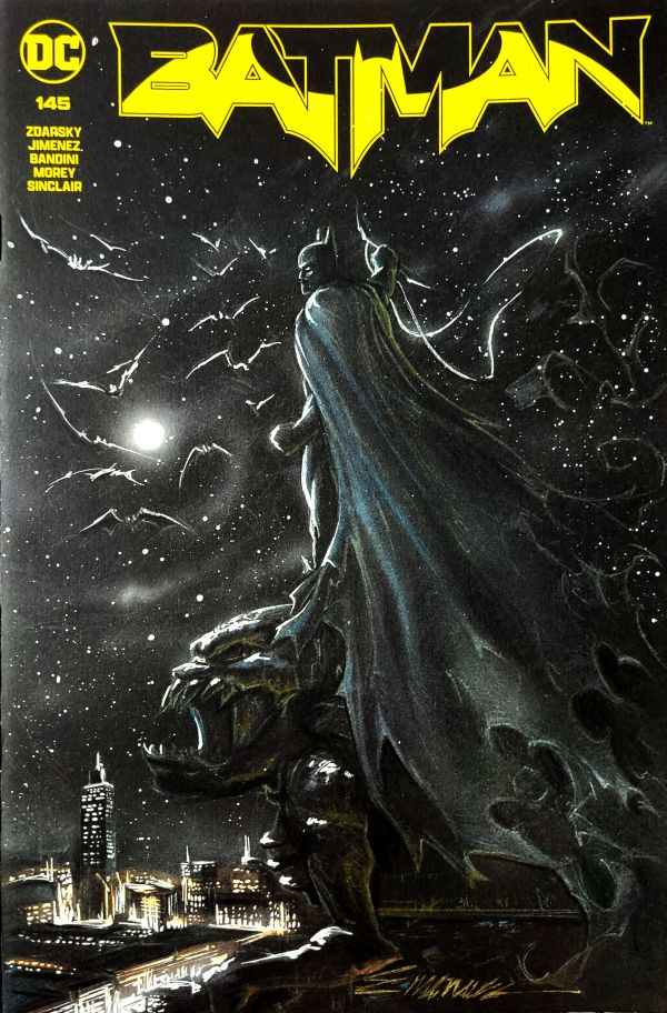 Image for Batman black sketchcover by Manu Silva 
