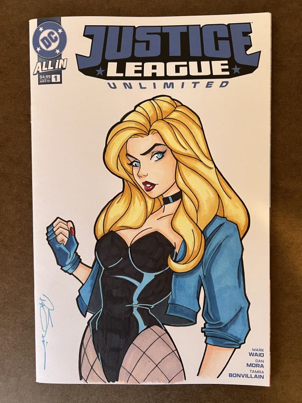 Image for Original Black Canary Illustration by Peter Smith