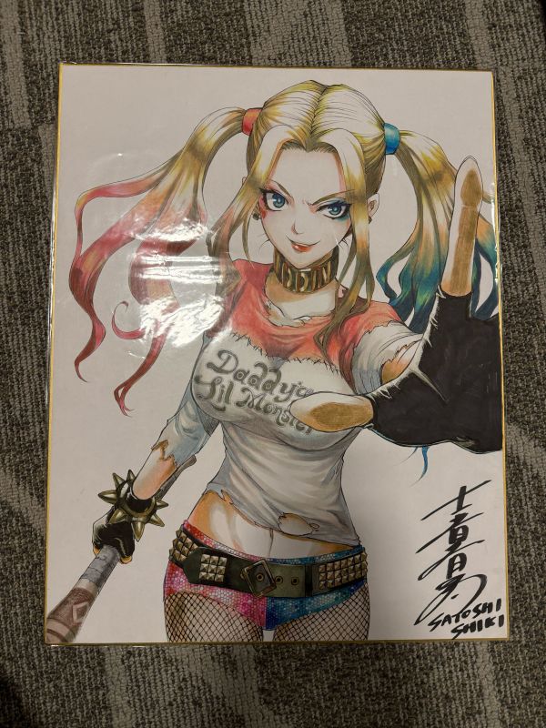 Image for Harley Quinn Shikishi by Satoshi Shiki