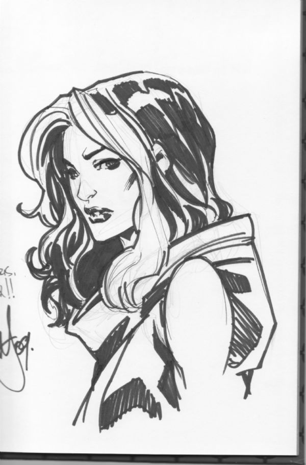 Image for Rogue sketch by Mark Brooks
