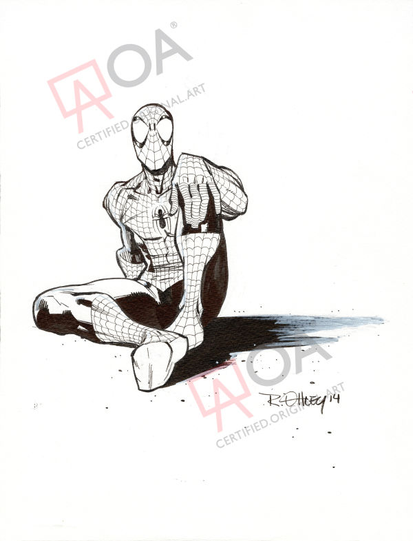 Image for OA 7: Spider-man relaxing sketch by Ryan Ottley