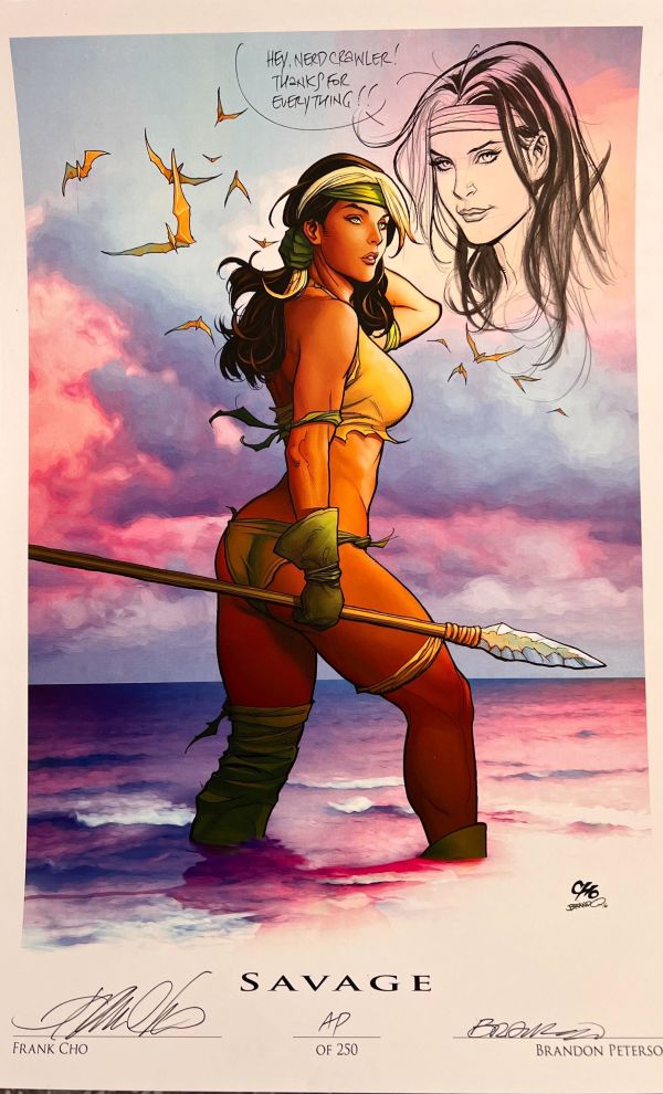 Image for Savage Land Rogue remarque by Frank Cho