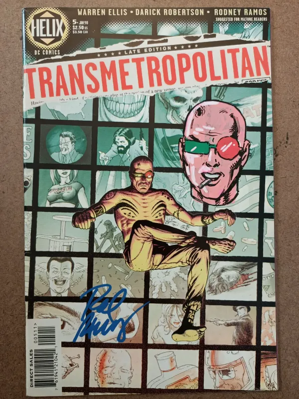 Image for Transmetropolitan #5 with Spider Remarque by Rodney Ramos