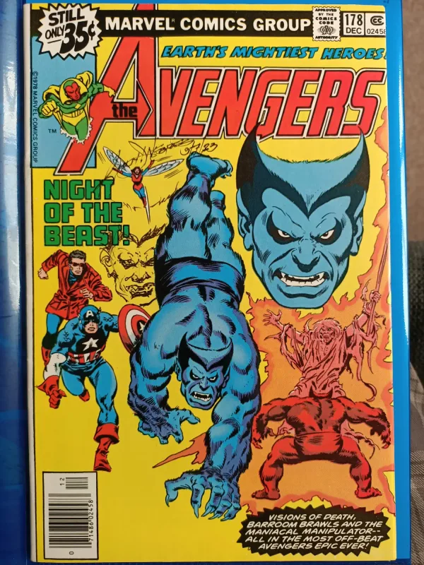 Image for Avengers #178 With Beast Remarque by Rudy Nebres