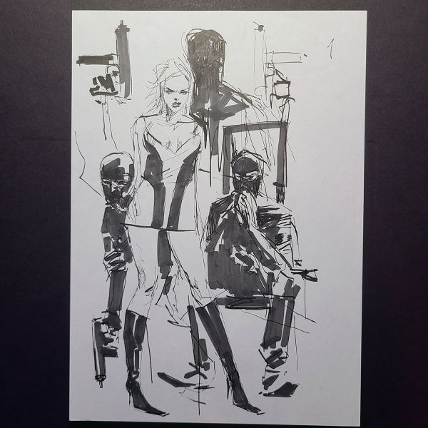 Image for Hot chick, bad dudes