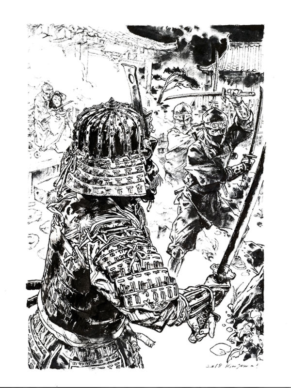 Image for Kim Jung Gi - Samurai vs Ninjas