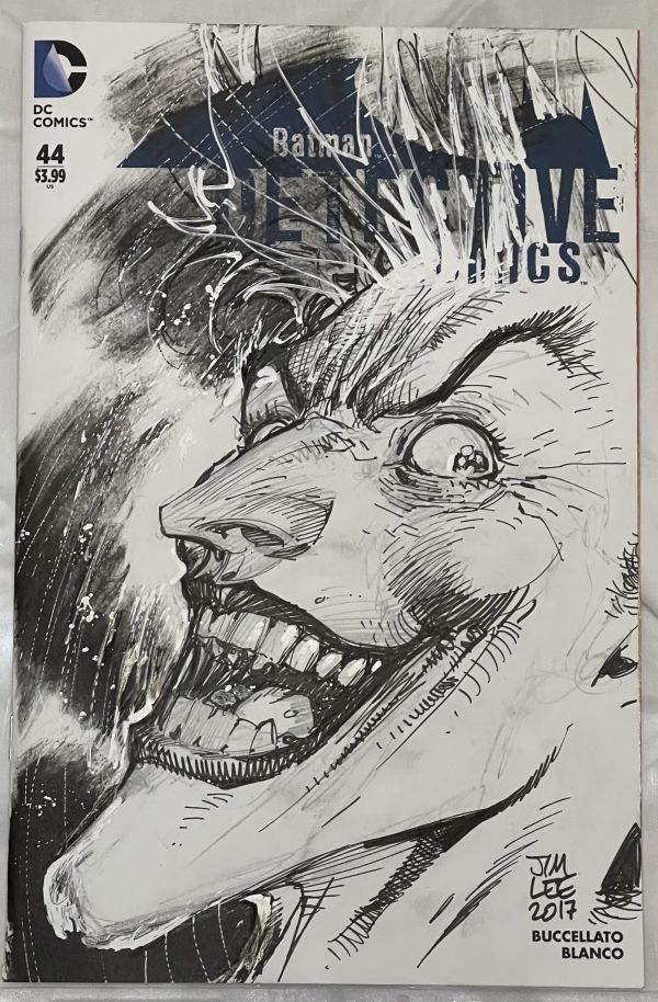 Image for Jim Lee Joker Sketch & Inks