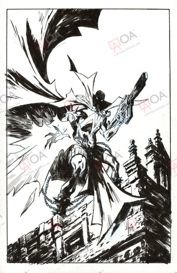Image for OA 29: Cemetery Beach styled Spawn commission by Jason Howard