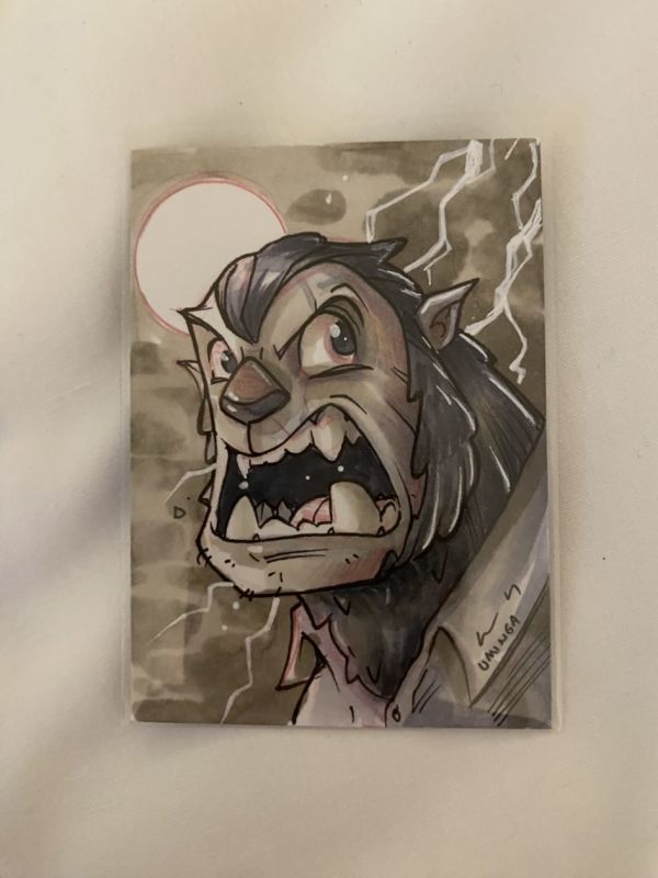 Image for Werewolf Sketch Card