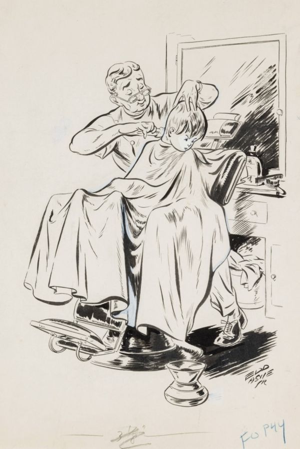 Image for 1954 illustration by Ed Ashe Jr.