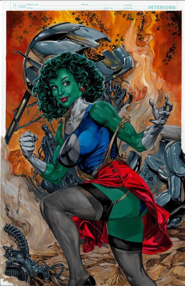 Image for She-Hulk & Ultron by Allan Jefferson (Fantastic 4 She-Hulk)