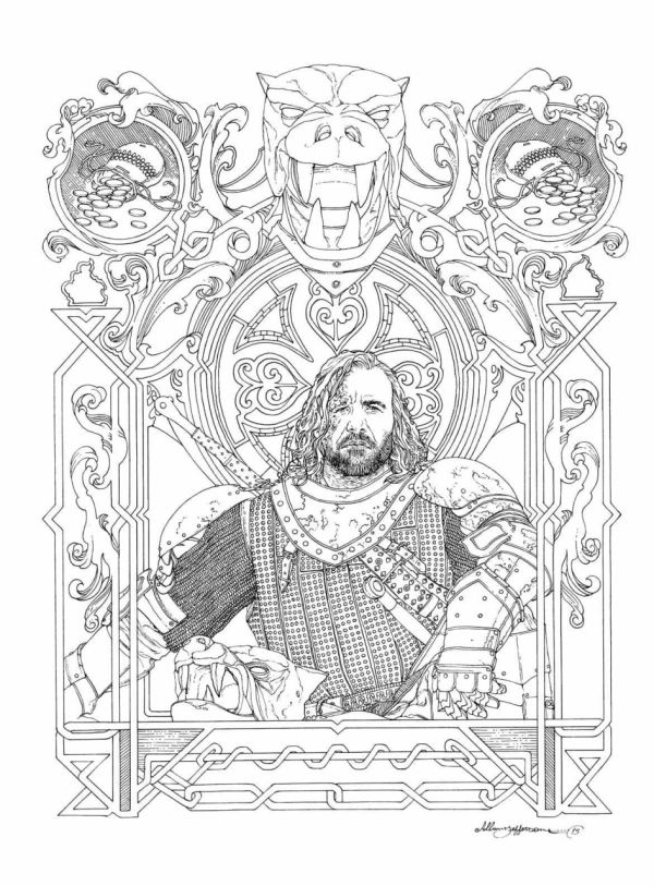 Image for The Hound from Game of Thrones by Allan Jefferson