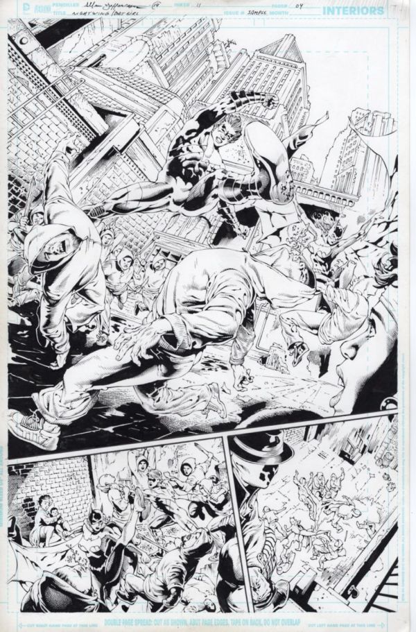 Image for Nightwing & Batgirl page by Allan Jefferson