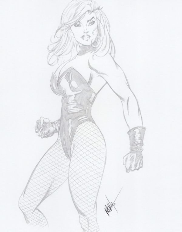 Image for Black Canary by Wyman ready to fight!