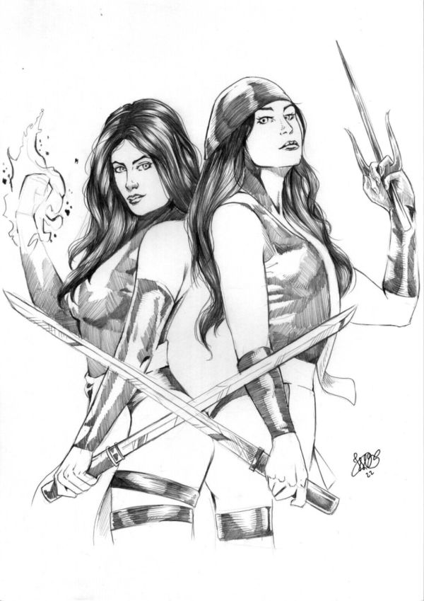 Image for Psylocke & Elektra by Wellex Oliveira