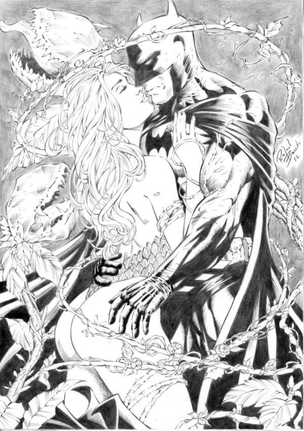 Image for poison Ivy & Batman by Barreto