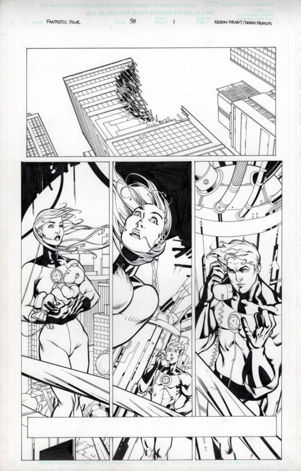 Image for Fantastic 4 #58 page 1 (1990's series)
