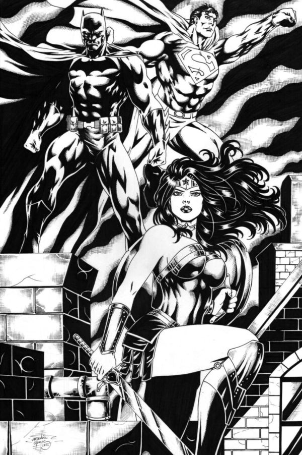 Image for Justice League trinity by Gomes