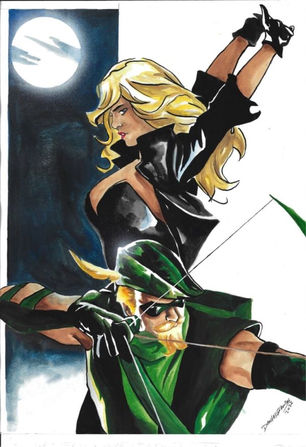 Image for Black Canary & Green Arrow by Santos
