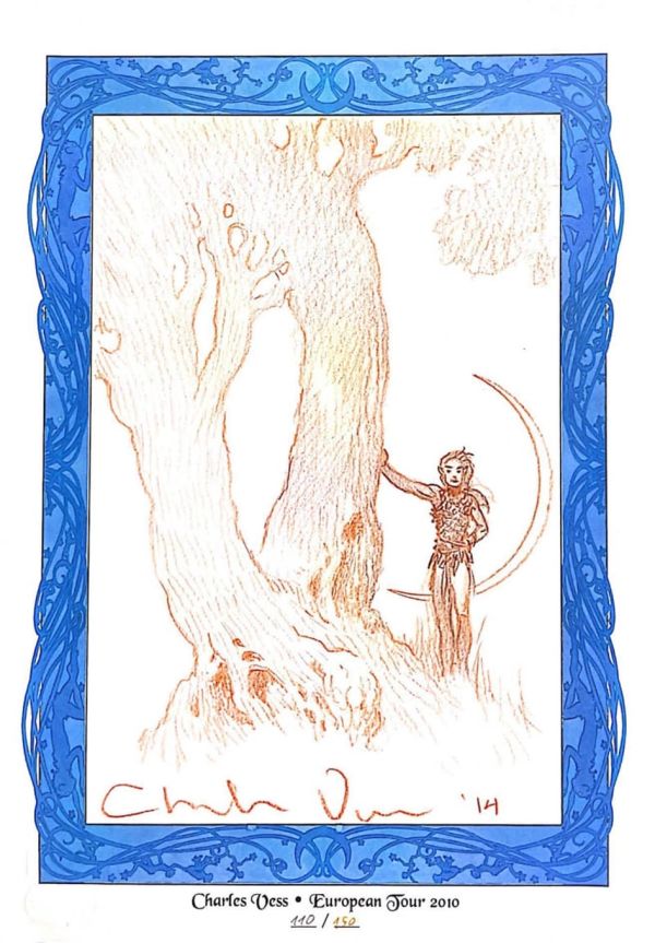 Image for Charles Vess Peter Pan - European Tour 2010 sketch