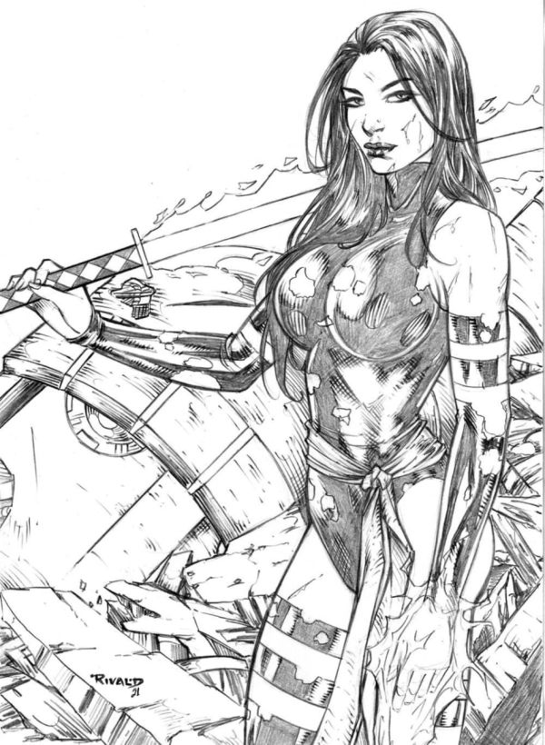 Image for Psylocke & Sentinel by Rivald
