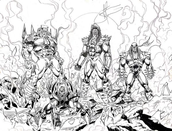 Image for The New Order- 1st drawing ever of the characters